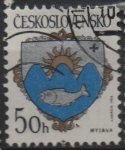 Sellos de Europa - Checoslovaquia -  Escudos d' Armas. Myjava