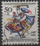 Stamps Czechoslovakia -  Slovak Florkloren