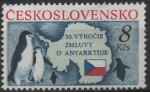 Stamps Czechoslovakia -  Aniv. d' Treaty Antártida