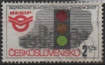 Stamps Czechoslovakia -  Seguridad en el trafico