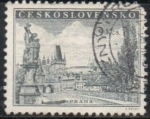 Stamps Czechoslovakia -  Puente Carlos y Praga