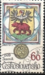 Sellos de Europa - Checoslovaquia -  Animales en Heraldica