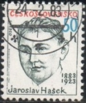 Stamps Czechoslovakia -  Jaroslav Hasek