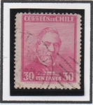 Stamps Chile -  J. Joaquim Pérez