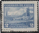 Stamps Chile -  Choshuenco Volcano