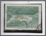 Stamps Chile -  Central Hidroelectrica d' Rapel