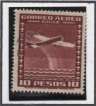 Stamps Chile -  avión