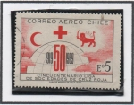 Stamps Chile -  Cruz Roja