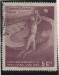 Stamps Chile -  Campeonato Mundial de Futbol 62