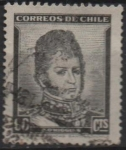 Stamps Chile -  Benardo O'Higgns