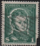 Stamps Chile -  Benardo O'Higgns