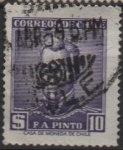 Stamps Chile -  Francisco A. Pinto