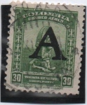 Stamps Colombia -  Monumento Pre-colombino