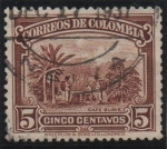 Stamps Colombia -  Cultivo d' Cafe