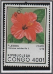 Stamps Republic of the Congo -  Hibiscos Saddariffa