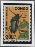 Stamps Republic of the Congo -  Incestos: Escarabajo d' Cafe