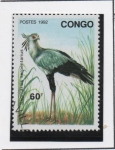 Stamps Republic of the Congo -  Serpentarius ' Sagitario