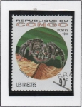 Stamps Republic of the Congo -  Insectos: Tarantula