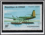 Sellos de Africa - Rep�blica del Congo -  Hidroaviones: Cant Z-505, Italia