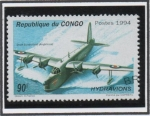 Stamps Republic of the Congo -  Hidroaviones: Short Sunderland, Gran Bretaña