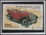 Stamps Republic of the Congo -  Coches Antiguos: Morris 8, 1938