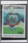 Stamps Republic of the Congo -  Sumergibles d' Profundidad:  Memo