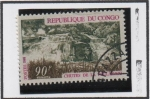 Sellos de Africa - Rep�blica del Congo -  Cascada Foulakari