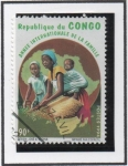 Sellos de Africa - Rep�blica del Congo -  Año internacional d' l' Familia