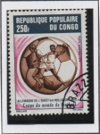 Sellos de Africa - Rep�blica del Congo -  Juego d' Futbol