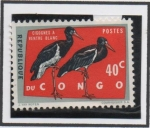 Sellos de Africa - Rep�blica Democr�tica del Congo -  Cigüeñas d' Vientre Blanco