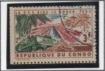 Stamps Democratic Republic of the Congo -  Bulldozer y Kabambare