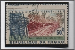 Stamps Democratic Republic of the Congo -  Carretera Edificio Ituri