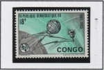 Sellos de Africa - Rep�blica Democr�tica del Congo -  Tierra y Satelites