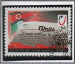 Stamps North Korea -  Primer numero d' L'Unita