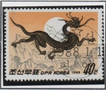 Sellos de Asia - Corea del norte -  Dragon