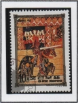 Stamps North Korea -  Escenas Historicas d' l' Realeza Europea: Enrique VIII