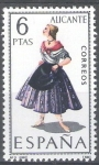 Sellos de Europa - Espa�a -  1769 Trajes típicos españoles.Alicante.