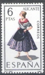 Sellos de Europa - Espaa -  1769 Trajes típicos españoles.Alicante.