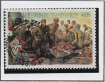 Stamps North Korea -  Reconstrucion d' l' posguerra