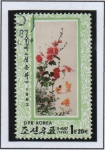 Stamps North Korea -  Bordados: Malva