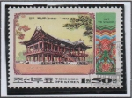 Stamps North Korea -  Pabellones Históricos: Paeksang en Anju