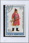 Stamps North Korea -  Trajes d' Caballeros: en Armadura