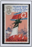 Stamps North Korea -  Seminario Internacional sobre l' Idea Juche: Estatua Chollima