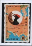 Stamps North Korea -  Pajaro Carpintero