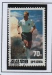 Stamps North Korea -  Du´ssldorf '90: K.H.Rummenigge