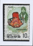 Stamps North Korea -  Trajes Tradicionales: Bolsa