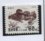 Stamps North Korea -  Bullrout