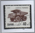 Stamps North Korea -  Maquinaria: Camiones Kumsusan 40 T.