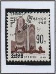 Sellos de Asia - Corea del norte -  Edificios: Urba Apt. Torres