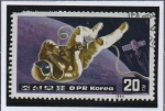 Stamps North Korea -  Exploración Espacial: Cosmonauta en el espacio